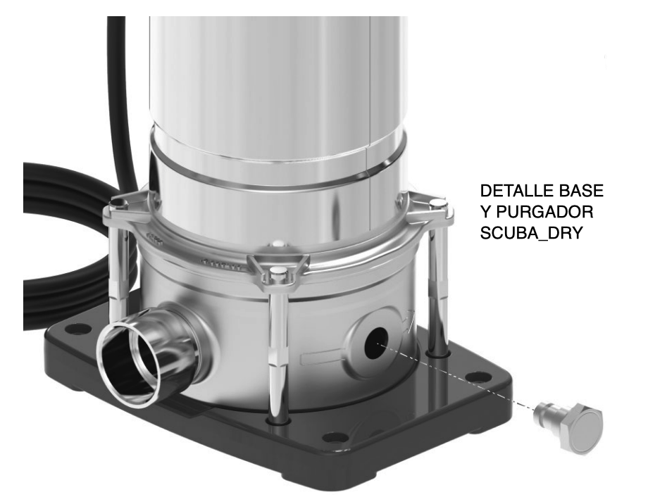 ELECTROBOMBA SERIE SCD-SCUBA Dry de LOWARA base